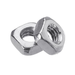M5 304 Stainless Steel Square Nut Machine Screw Nuts 50Pcs