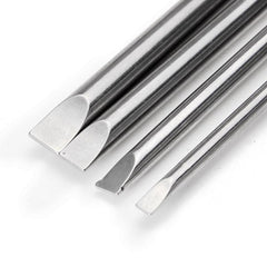4pcs 100mm Magnetic 3.0-6.0mm Flat Head Slotted Tip Screwdrivers Bits