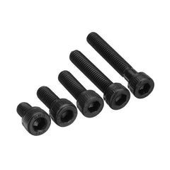 140Pcs M5 12.9 Grade Carbon Steel Hex Socket Cap Head Screw Bolt Assortment Kit