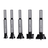 5pcs Professional Carbide Forstner Drill Bit Set 15 20 25 30 35mm Wood Auger Cutter Hole Saw For Power Tools