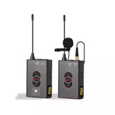 Professional UHF Wireless Frquency Lavalier Microphone for Audio Vlog Recording Intervierw Teaching