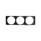 52mm 12V Car Triple Gauge Meter Panel Mount Holder Bracket Hole Pod Dash Black
