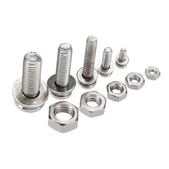 Steel Phillips Pan Head Screws Nuts Assortment Kit M2/M2.5/M3/M4/M5 160Pcs