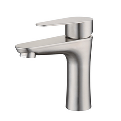 Stainless Steel Bathroom Basin Faucet Single Handle Hole Lead Free Hot And Cold Water Mixer Taps With Hoses