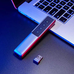 Wireless Presenter Flip Pen PPT Page Pen Clicker Presentation Pen with USB receiver from XM