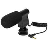 3.5mm Professional Recording Microphone Digital Video DV Camera Studio Stereo Camcorder for Canon Pentax SLR