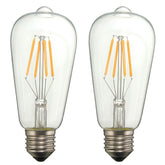 Dimmable Vintage Retro E27 4W LED COB Warm White Filament Edison Bulb 110V 220V