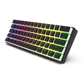 Wired Mechanical Keyboard Optical Switch Pudding Keycaps RGB 61 Keys Hot Swappable Gaming Keyboard New Version