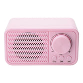 Bluetooth 5.0 Portable Mini FM Radio Receiver Speaker MP3 Player Support TF Card USB Waterproof Large Capacity Battery