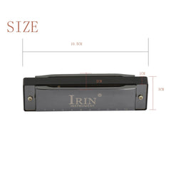 Professional 10 Holes 20 Note Key of C Harmonica Mouth Organ w/ Case