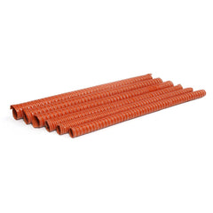 Orange Air Ducting Pipe Flexible Silicone Hose Hot And Cold Cooling Transfer Extractor
