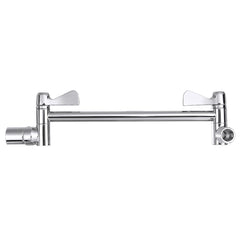 11" Solid Brass Height & Angle Adjustable Extension Shower Wall Arm Bathroom