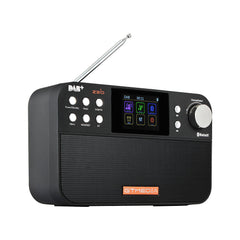 Portable Digital DAB Radio FM Bluetooth Stereo RDS Multi-band Speaker with LCD Display