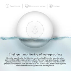Water Leak Detector Flood Sensor Smart Life APP Remote Monitoring for Smart Home