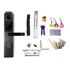 Smart Optical/Semiconductor Door Lock Fingerprint/Card/Password/Key/APP Control Access Security Doorlock