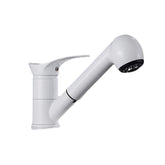 Pull Out Kitchen Faucet Water-Saving Polished Basin Mixer Brass Hot and Cold Tap