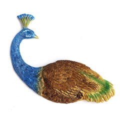 Simple European Style Creative Living Room Bedroom Wall Clock Art Peacock Wall Clock