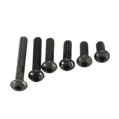 M3CH1 100Pcs M3 Carbon Steel Button Head Hex Socket Cap Screw Bolt Metric Allen Bolt