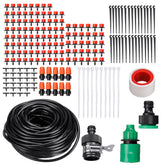 33/133/91/191Pcs Automatic Drip Irrigation Controller System Kit Micro Sprinkler Garden Watering
