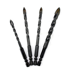 5-12mm 4 Flutes Triangle Overlord Drill Hole Saw Cutter Electric For Tile Concrete Glass Marble