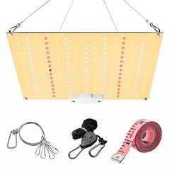 PRO IR+UV Quiet Fanless Full Spectrum LED Grow Light High PPFD for 2x3FT Tent for Seedling Veg and Blooming