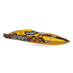 Pursuit Fiberglass 82cm Brushless RC Boat Anti-Capsize 120A ESC without Servo Transmitter Battery Charger