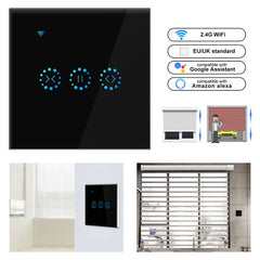 Smart Curtain Switch WiFi EU/UK Blind Switch for Roller Shutter Electric motor Google Home Alexa Smart Home