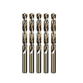 5Pcs 9/9.5/10mm Cobalt High Speed Steel Drill Bit For Stainless Woodworking M35 Twist Hole Cutter Metal Drilling