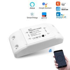 Smart Light Switch Wifi Wireless Remote Controller Breakers Module Works With Alexa Google Home Smartlife Tuya eWelink APP