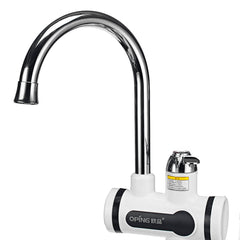 360 Electric Instant Faucet Tap Hot Water Heater LCD Display Kitchen Fast Heat