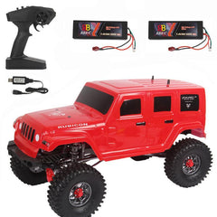 2.4G Metal Chassis RC Car Crawler Off Road Vehicle Models 6000mah Two Three Battery