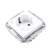 Dual DE EU WiFi Smart Light Wall Switch Socket Outlet Tuya Wireless Remote Control Work with Alexa Google Home