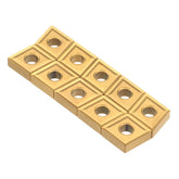 10pcs CNMG120404 MS CVD External Turning Tool Carbide Insert Cutting for DCLNR/L