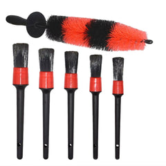 6pcs Car Wash Brush Wheel Brush Large Gap Brush Detail Brush for Car Cleaning