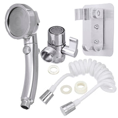 Upgrade Third Gear Handheld Water Saving Shower Head Faucet Extend Set High Pressure