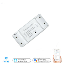 WiFi Smart On-off Device Mobile Phone Wireless Remote Control Timer Switch Works with Alexa Google Home