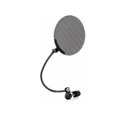 Filter Dual Layered Wind Screen With Enhanced Flexible Gooseneck Clip Stabilization Arm