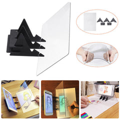 Drawing Painting Sketch Optical Mirror Reflection Projection Tracing Plate Board