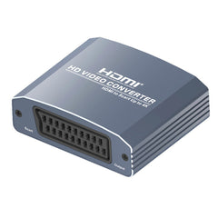 HDMI TO SCART Converter HDMI Scart Adapter Stereo Out HD Video Converter 4K@30Hz for DVD PS3 Computer T-616