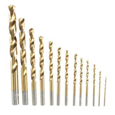 105Pcs 1.5-10mm HSS T wist Drill Bit Titanium Coated Power Woodworking Tools