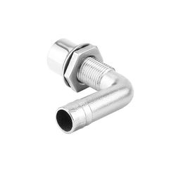Universal Marine Grade 316 Stainless Steel Fuel Gas Tank Vent Hardware with Gasket Flush Mount For 5/8" Hose