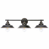 Loft Iron Sconces Indoor Modern Shade 3-head Wall Lamp Light