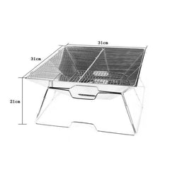 31x31x22cm Folding BBQ Barbecue Grill Portable Outdoor Home BBQ Tools Easy Installation