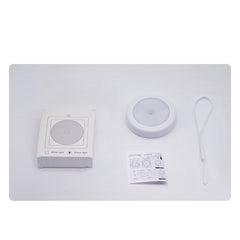 Round Motion Sensor Night Light Infrared Sensor Cabinet Stair Lamp
