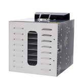 8 Tray Food Drying Machine Jerky Stainless Steel Fruit Dryer Maker Commercial Dehumidification