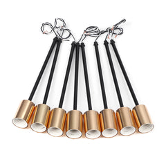 Modern Pendant Lamp Ceiling Light Chandelier Vintage 8 Heads Sockets Holder