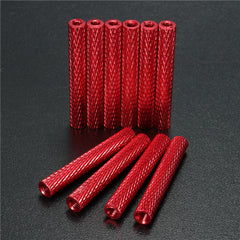 M3AS8 10Pcs M3 35mm Knurled Standoff Bolt Aluminum Alloy 6061 Anodized Spacer Multicolor