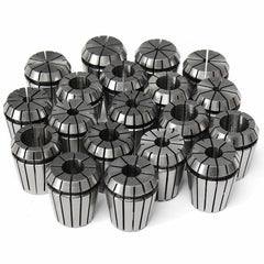 19Pcs 2mm-20mm Precision Spring Chuck Set for CNC Workholding Engraving and Milling Lathe Tool