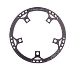 Single Speed 130BCD 45 47 53T 56T 58T Folding Bike Chain-wheel Ultralight Crank Tooth Round Chain Flywheel