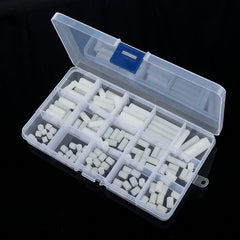 M3NH14 140Pcs M3 Nylon Standoff White Female to Female PCB Column Spacer Set